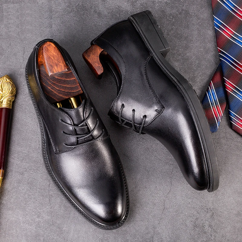 Classic business shoes mens dress shoes genuine leather shoes Zapatos de hombre de negocios Comfortable