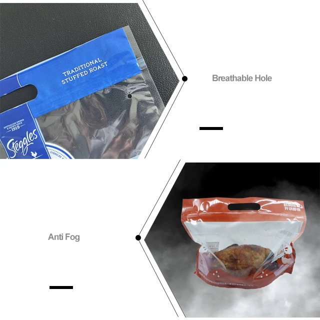 Customizable Rotisserie Chicken Pouches With Personalized and Bespoke Roasted Chicken Bag