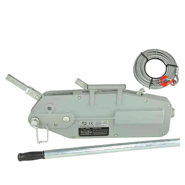 Lifting Wire Rope Winch Lever Pulley Block Manual Wire Rope Pulling Hoist HH-5400