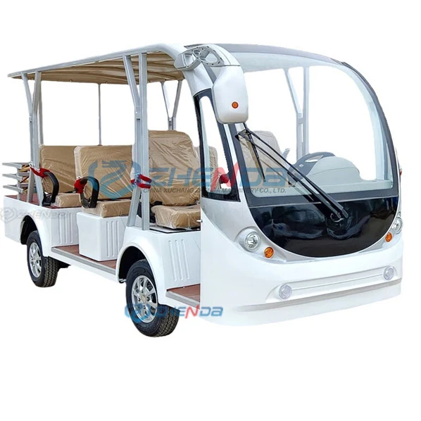 Низкая цена Лидер продаж Электрический экскурсионный автомобиль 12 человек туристический пассажирский автобус