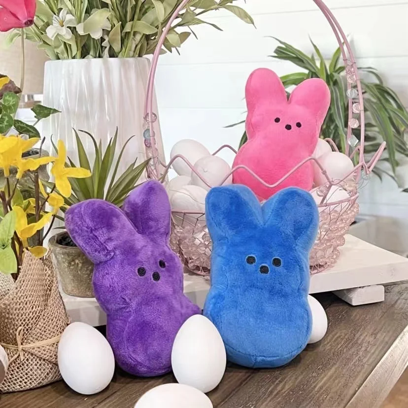 15cm Peeps Plush Bunny Rabbit Peep Easter Toys Simulation Stuffed Animal Doll for Kids Children Soft Pillow Gifts Girl Toy