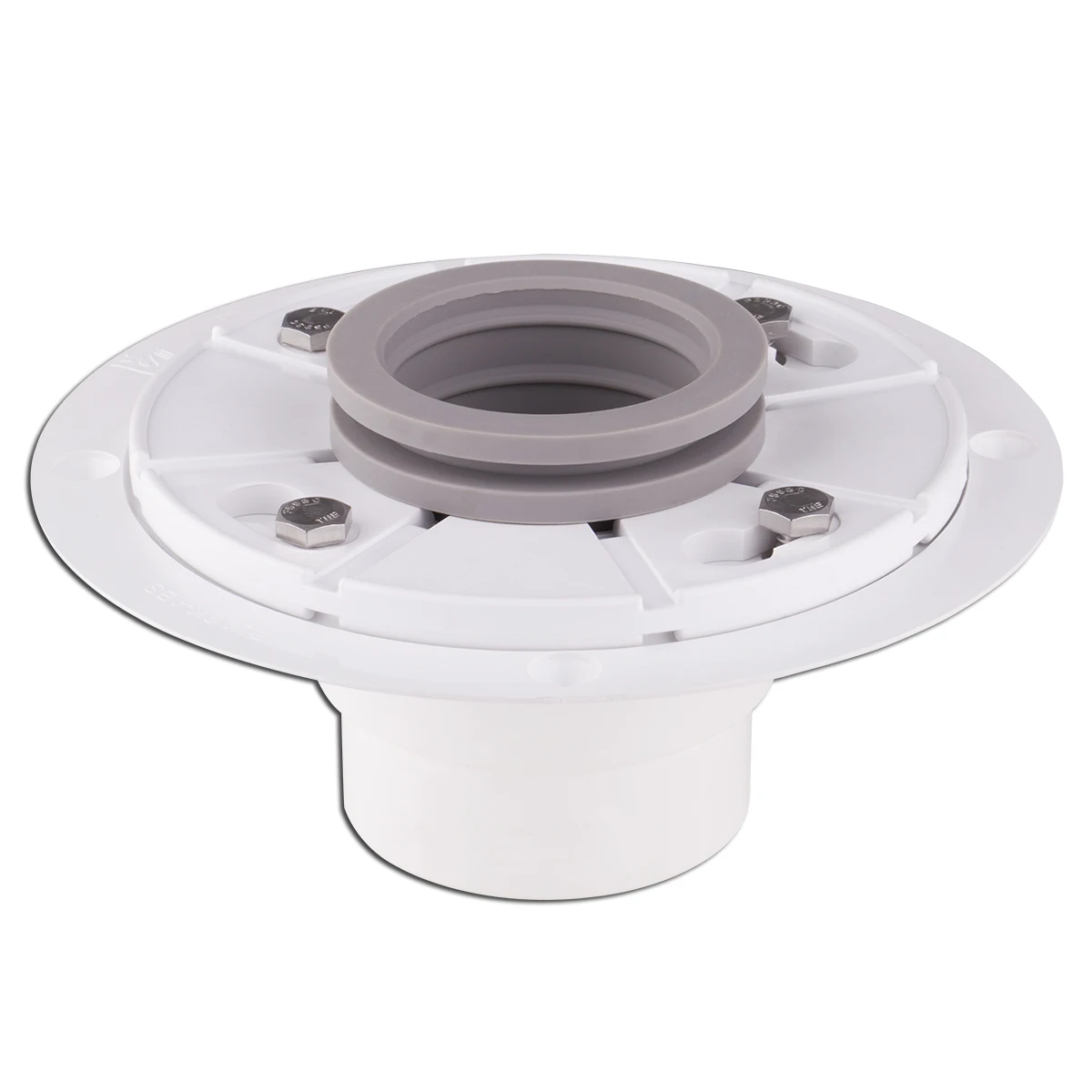4 inch ABS OR PVC Square Shower Drain Base With Rubber Gasket  Cupc approve for Linear Drain For Bathroom Uni-Green