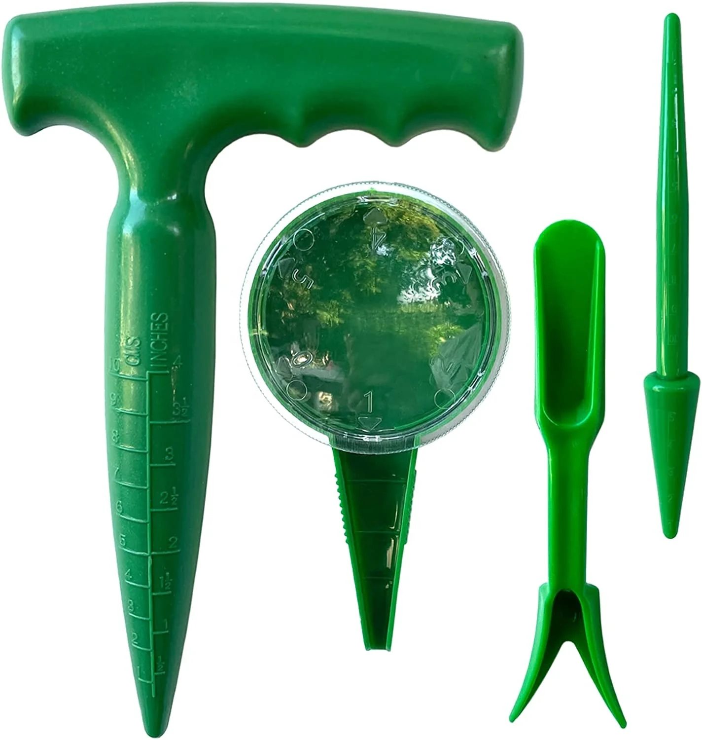 Seed Planter Dispenser Kit, Adjustable Sowing Seed Spreader Handheld for Lawn