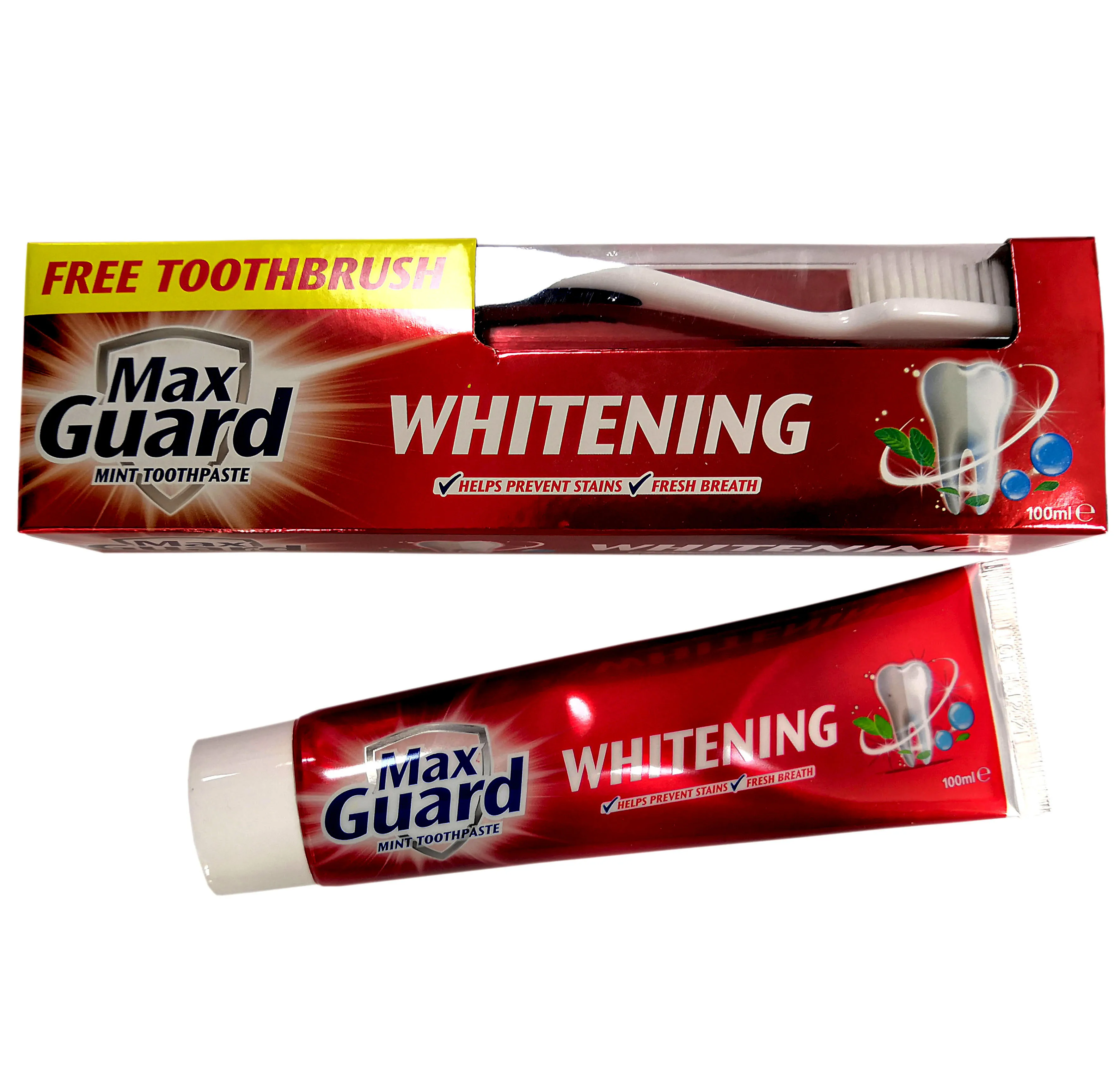 Wholesale Tooth Paste Brands Manufacturer High Quality 100ml Teeth Whiten Toothpaste Mint Flavor Anti Plaque