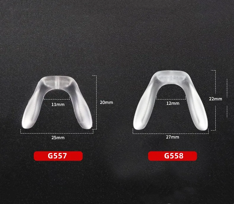 Silicone Children Adults U shape Glasses Nose Pieces Guards For Replacement Repair Kits Parts