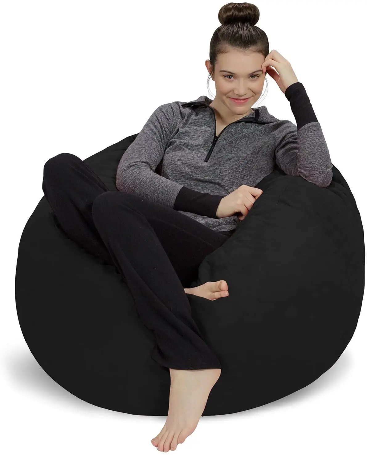 
Sofa Sack Plush Ultra Soft Bean Bag Chair Memory Foam Bean Bag Chair with Microsuede Cover 