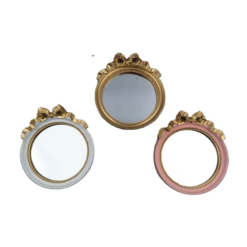European Retro Multi-purpose Jewelry Makeup Mirror Shooting Props and Ornaments