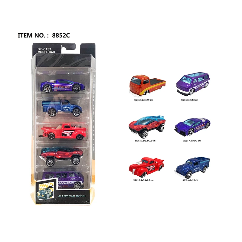 New design 1:64 Scale Colorful Mini Free Wheel Alloy Model Muscle Vehicles Toys Metal Diecast Toys Car Set For Boys