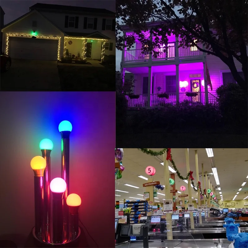 Super quality SAA CE RoHS led color bulb led bulb light red yellow Blue Light Blocking Light Bulb b22 e26 e27 no flicker