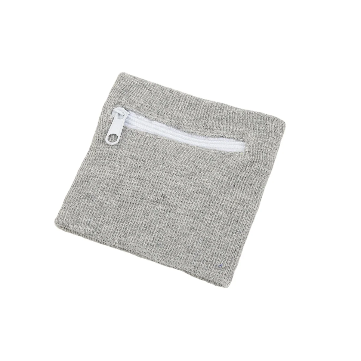 Zipper Wrist Wallet Bag Running Sports Armband Bag for MP3 Key Card Storage Bag Case Badminton Basketball Wristband Sweat Band