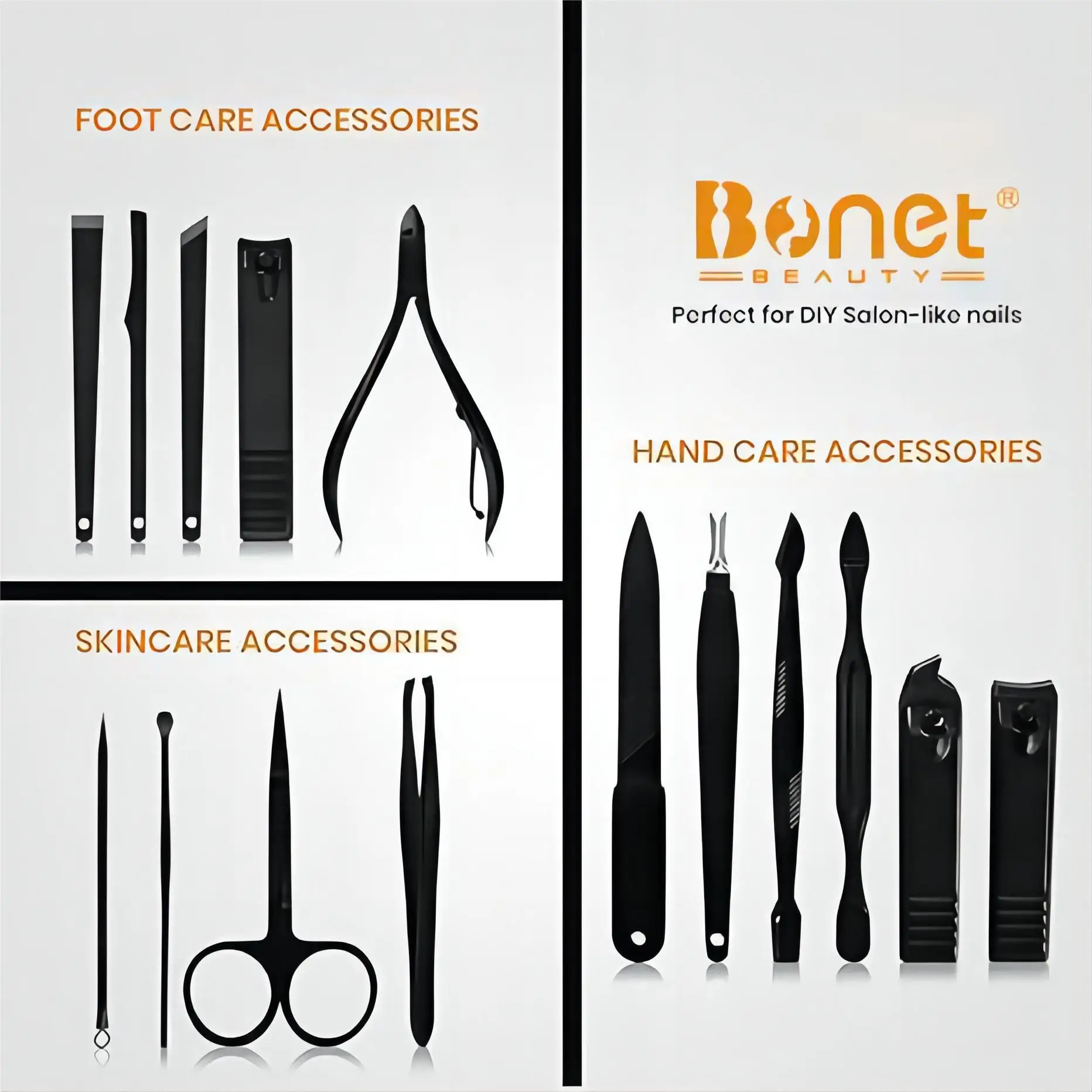 Wholesale multi-purpose Clipper Kit Nail ManicureNail Nail Manicure Set Stainless Steel Manicure Set