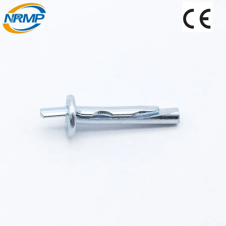Carbon steel zinc plated round head ceiling anchor bolt