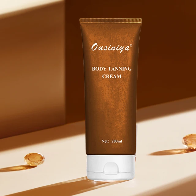 OEM Self Tanner Lotion Mousse with Organic Aloe Vera Shea Butter Sunless Natural Glow Self Tanning Lotion