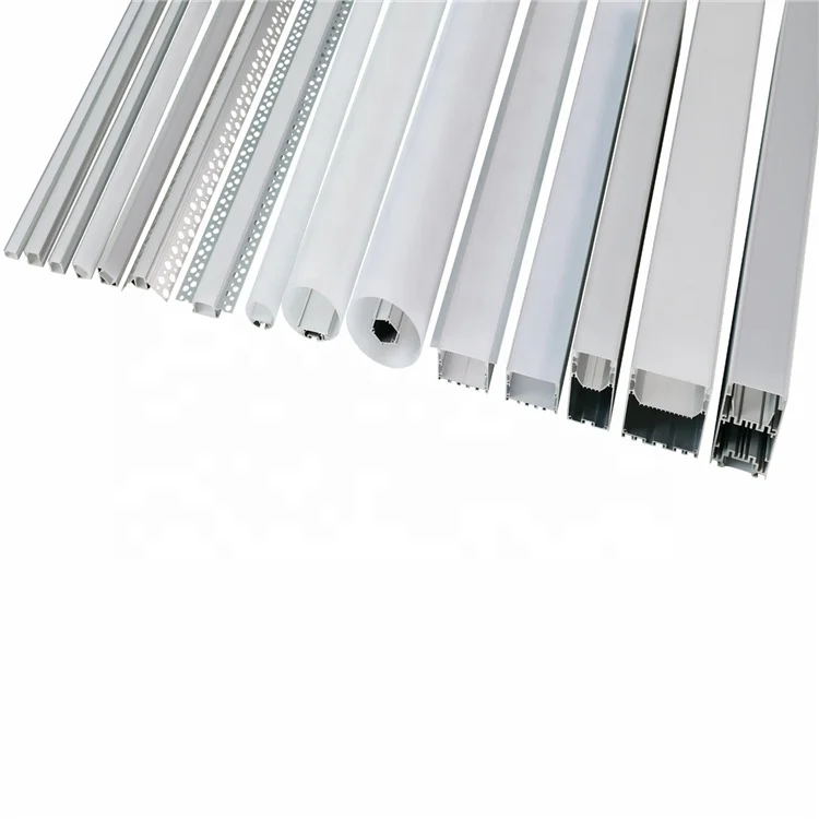 
1M 2M 3M Anodized Diffuse Extrusion Lighting Strips LED Profile Light Aluminium 