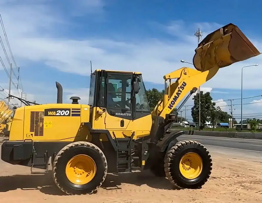 WA200-7 loader Japan-made 2 Ton Used  Front end mini loader for sale