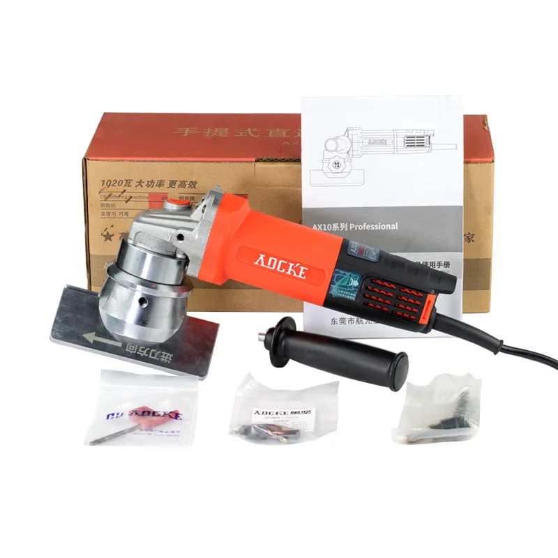 
AX1040 Straight edge Linear Metal Chamfering Machine Beveling Machine for sale 