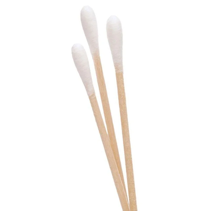 Disposable medical cotton swabs with multiple routes