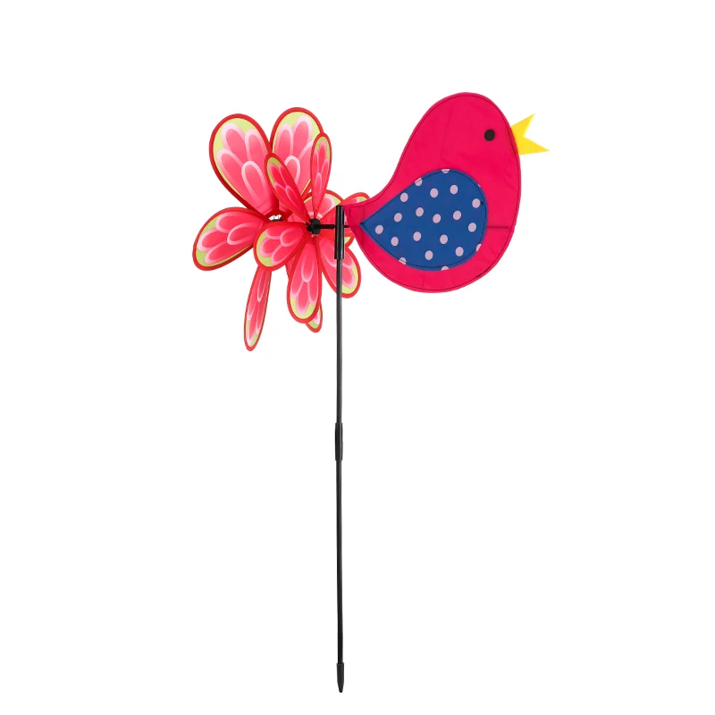 Самая продаваемая детская ручная игрушка-ветряная мельница в форме курицы подходит для украшения сада и зоопарка