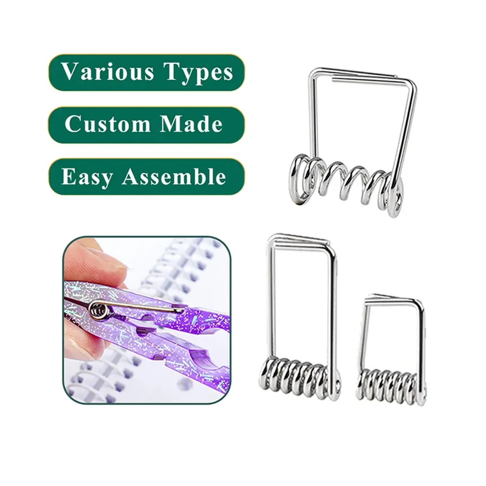 Custom plastic clip spring  Clamp spring  Wood clip clothespin spring