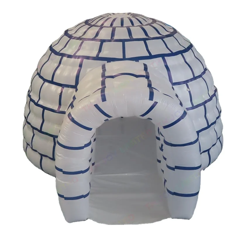Надувная палатка Igloo 6 м надувной игровой домик для льда Надувное Рождественское украшение Tent