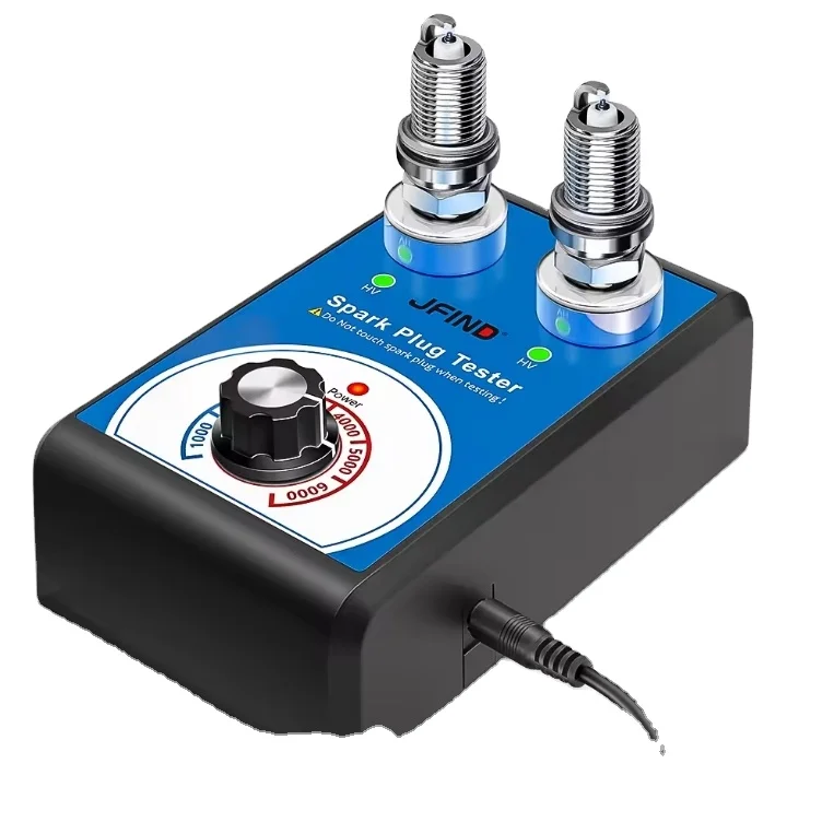 Hot Selling JFIND JF109 Automotive Dual Plug Hole Ignition Spark Plug Testing Analyzer Adjustable Car Spark Plug Tester
