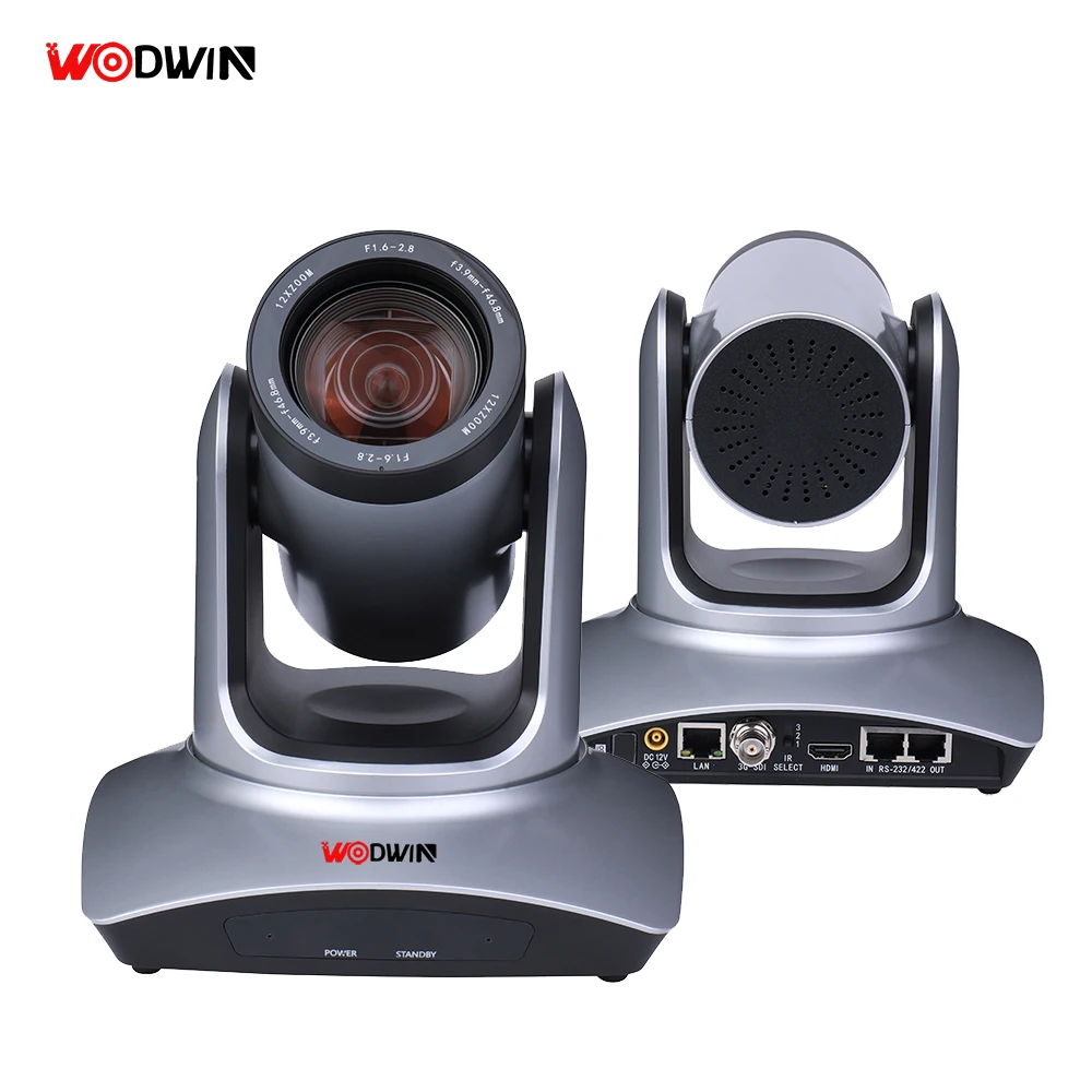 WODWIN Профессиональная HD 1080P 20X зум панорамирование наклон IP SDI PTZ камера для прямой трансляции