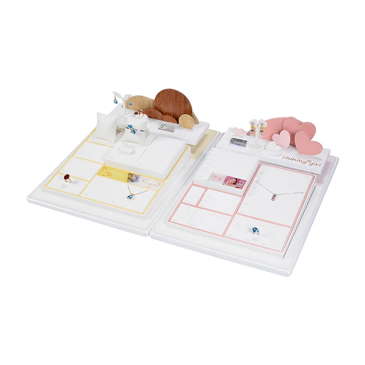 Custom brand luxury jewelry display set, jewellery packaging & display