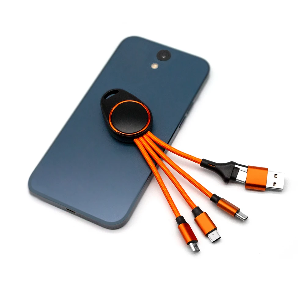 Keychain Usb c Cable to Usb c Multi-functions Charger Advertising Gifts Christmas Gifts for Promotion.