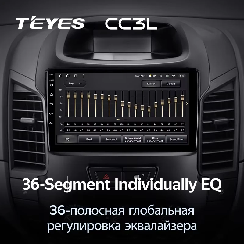 TEYES CC3L Wi-Fi для Ford Ranger 2011 - 2016 с правым рулем автомобильное радио мультимедийный видеоплеер Навигация стерео GPS Android