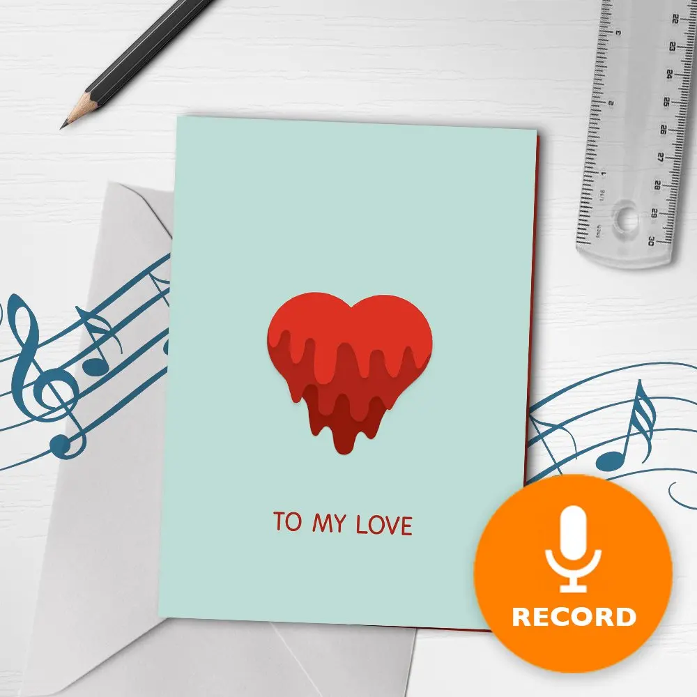 OEM/ODM manufacturer light sensor record music greeting card