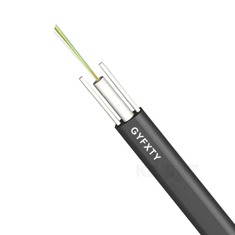 Волоконно-оптический кабель KEXINT FTTH GYFXTY 2 4 6 8 12 24