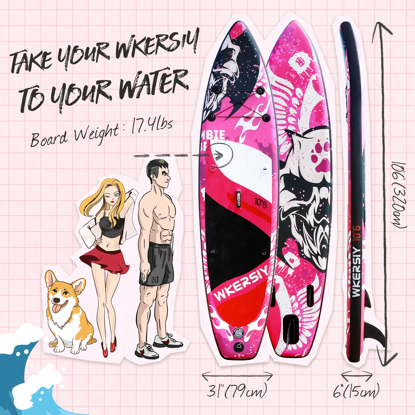 Hot Sale wholesale  new design inflatable sup board  stand up paddle board