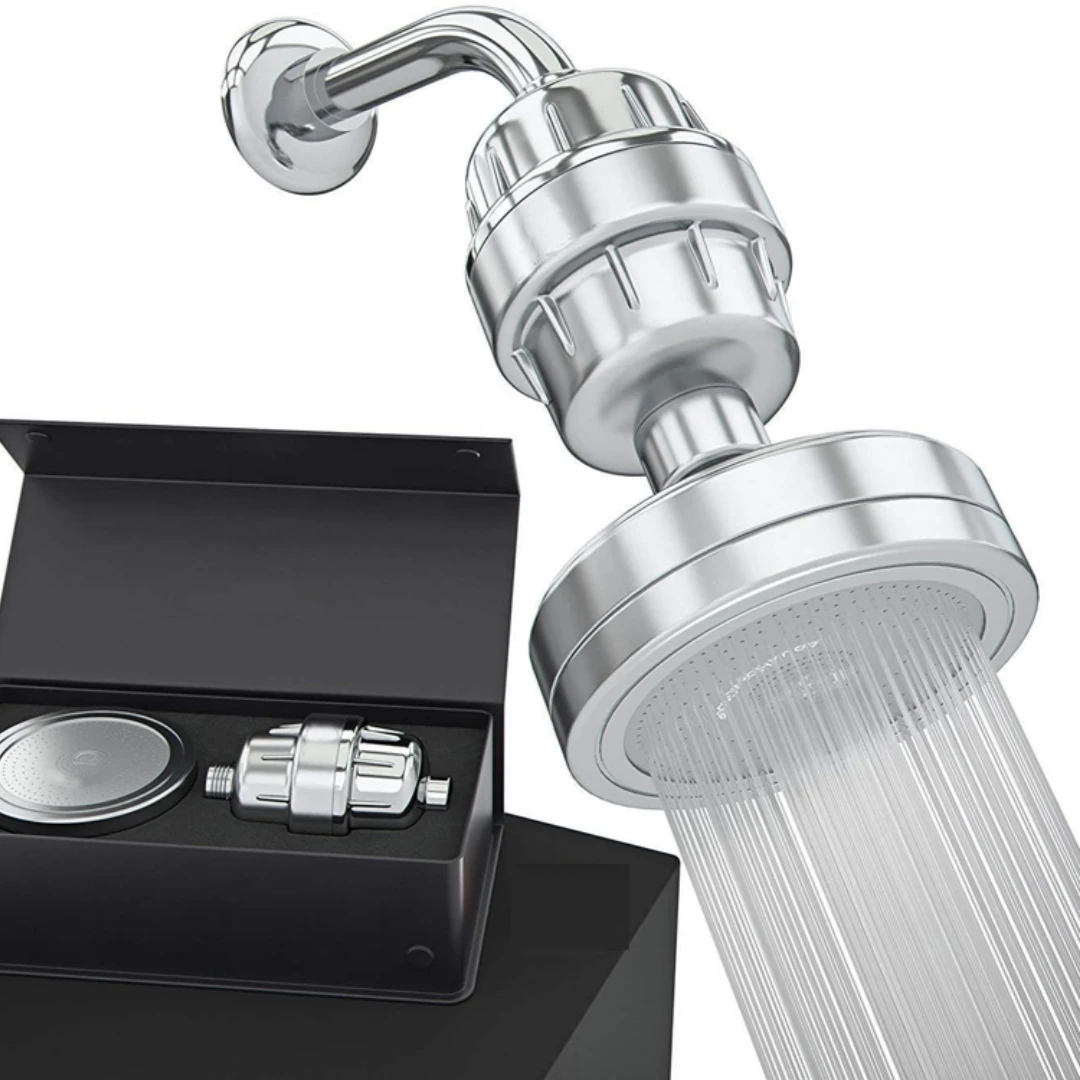 20 stage Filter with showerhead Filtered Showerhead with Water Softener Filter Cartridge
