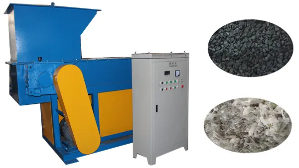 Hard plastic shredder/Heavy-duty Plastic Shredding crushing Machine/ single shaft Shredder Crusher System