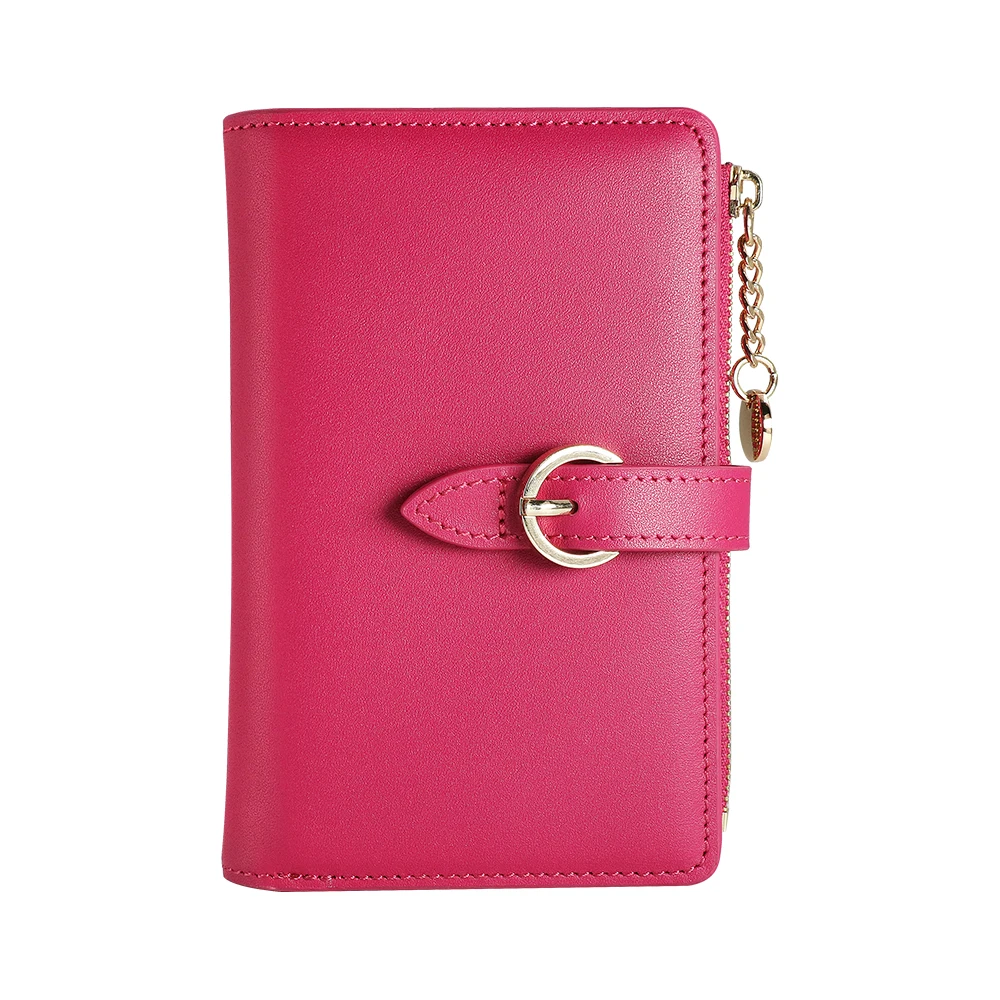 2022 luxury ladies wallets and purses genuine leather zip for women wallet