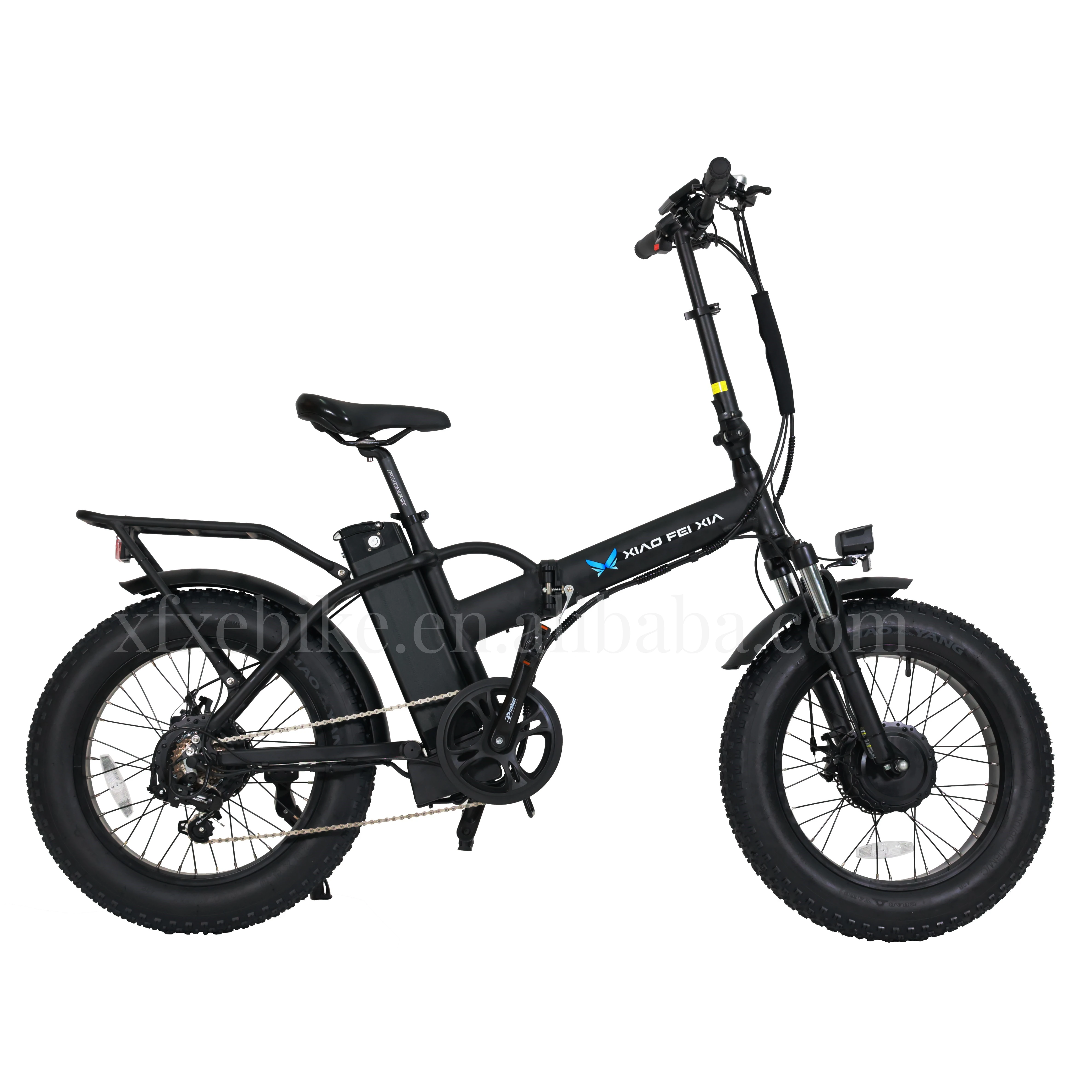 Fast Delivery AWD 20Inch Fat Tire 48V 750W Dual Motor 20Ah Big Battery Capacity Bicycle Electric Folding Bike