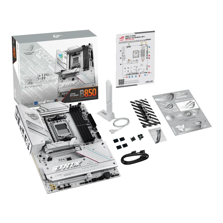 New ROG STRIX B850-A GAMING WIFI ATX motherboard DDR5 support with AEMP  WiFi 7 Aura Sync RGB