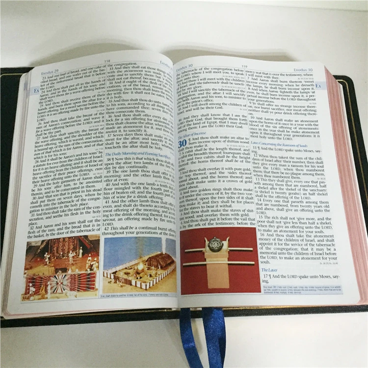 OEM Cheap Photo Book Printing Mini Bible Promise Keychain History Devotion