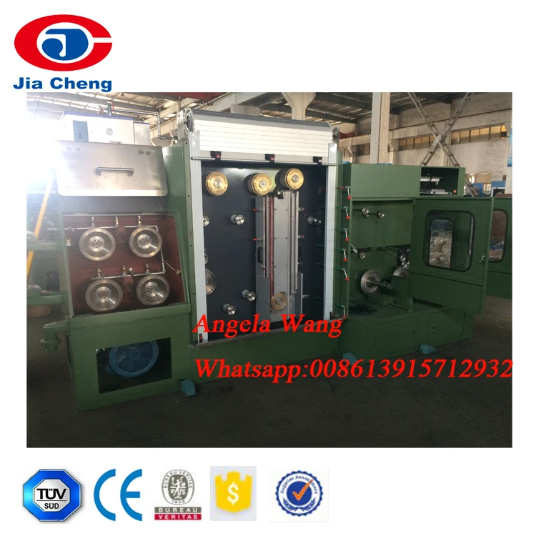 Машина для волочения проволоки средней тонкости, оборудование для производства кабеля, машина для волочения проволоки 2 головки (многопроводная машина для волочения)