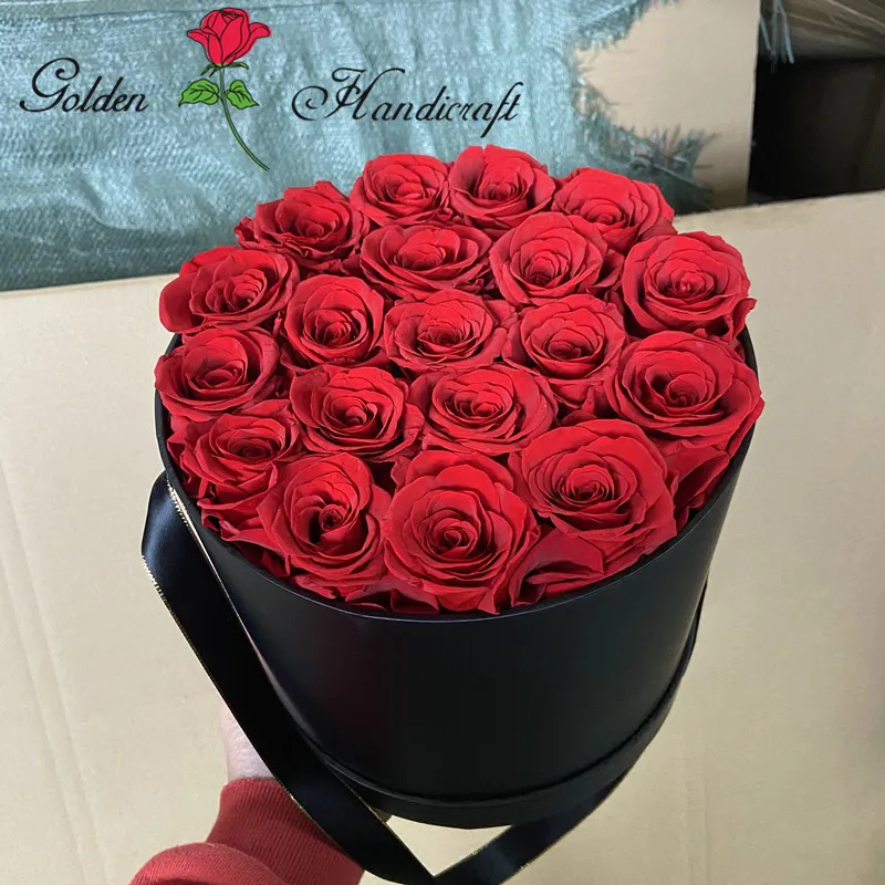 QSLH-W547 оптовая продажа бессмертная Бесконечность навсегда стабилизированная Сохраненная Подарочная коробка с розами на Рождество Хэллоуин День Святого