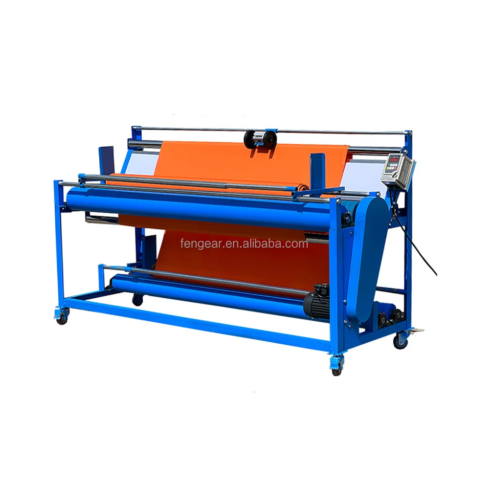 industrial good price cloth rolling machine cloth winding  taking-up machine cloth measuring machine rewinding machine