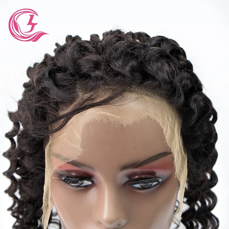 Clj Price Perruque Transparent Hd Istanbul Natural 13*4 Lace Frontal Deep Wave Ponytail Wig With Closures