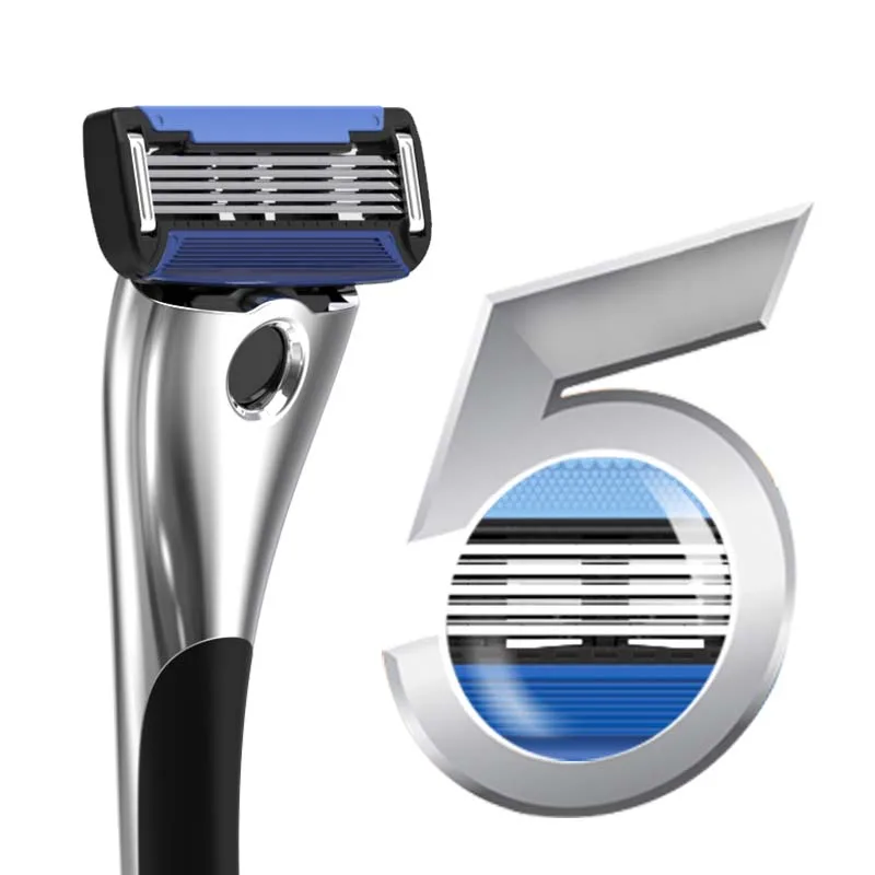 Ceramic Coated Blades Shaver Razor Stock Cheap Razor 5 Blade for First Time Shavers