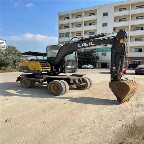 Wheel ExcavatorJinggong Excavator 7 Ton  Used china brand tire excavator Jingong Wheel Excavator in stock