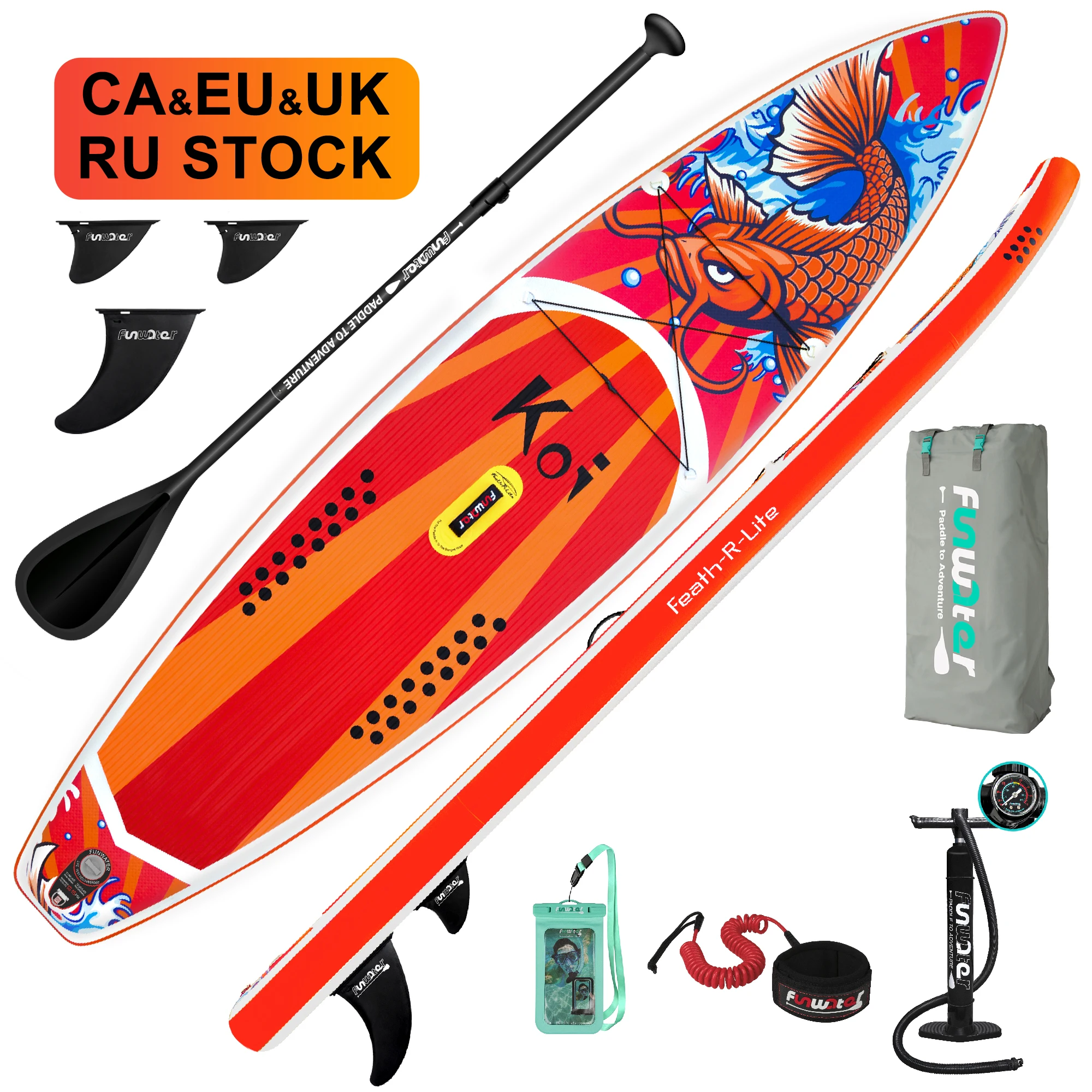FUNWATER Dropshipping OEM sup board 11.6 wake board wakesurf supboard iboard stand up paddle board wakeboard