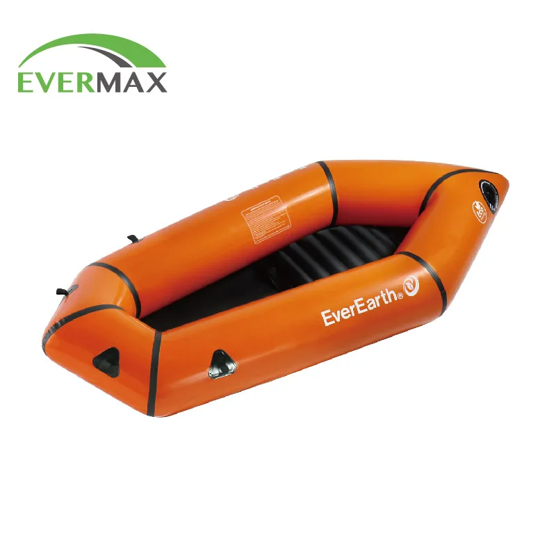 EverEarth top sale ultralight TPU 1-Person folding kayak, inflatable floating kayak, rafting boat Adventure Rafting