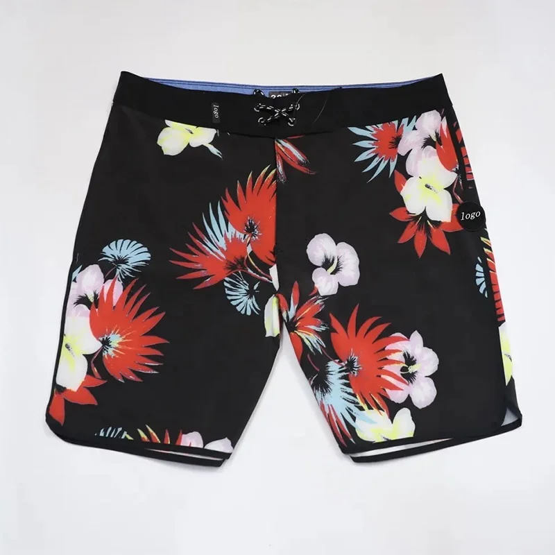 Hight quality new style pocket quick dry board shorts custom men beach surf shorts swim trunks