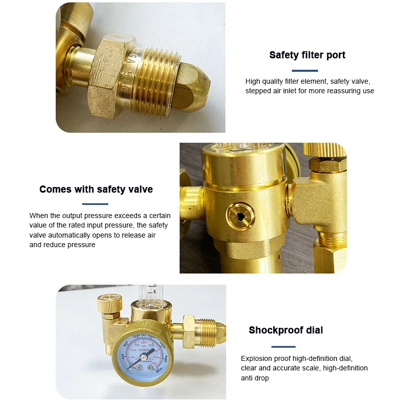 Argon gas meter energy-saving pressure reduction table  gas-saving king argon gas pressure reducing valve pressure reducer table