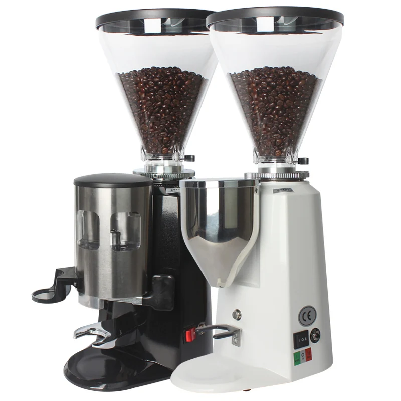 Coffee Bean Grinding Machine Electric Coffee Grinder Machine Commercial Coffee Burr Espresso Grinding Machines Stainless Steel