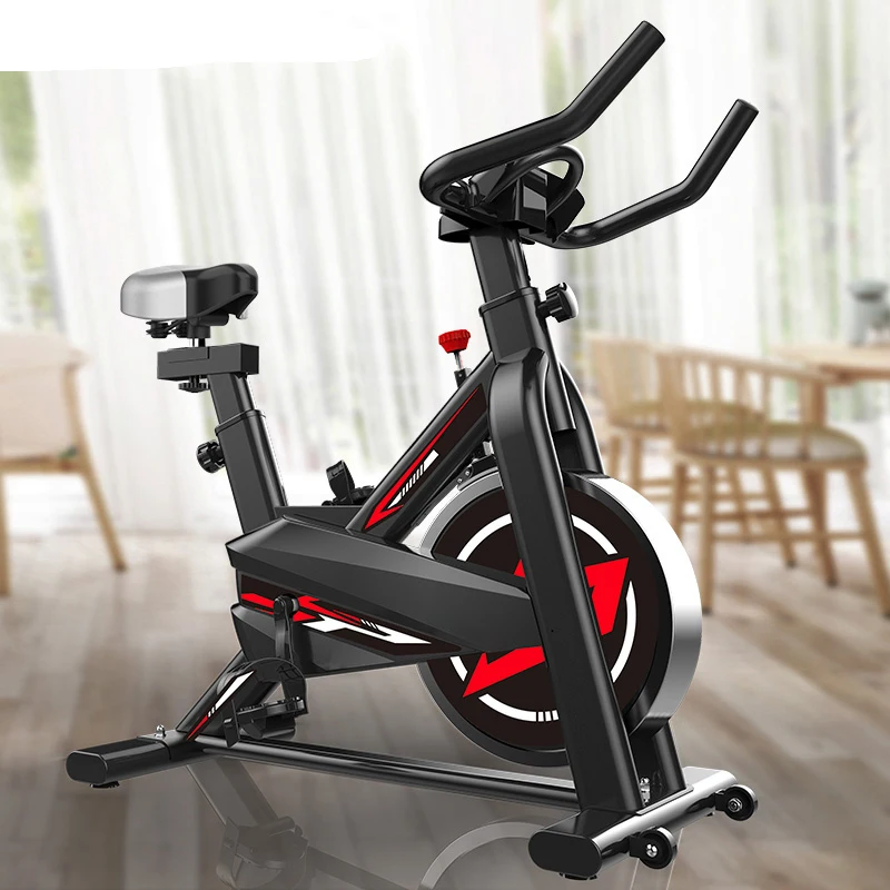 Spinning Bike Stationary Bicycle Cardio Indoor Adjustable Professional Spin BikeHome Silent Cycling Gym Exercise Spin Bike